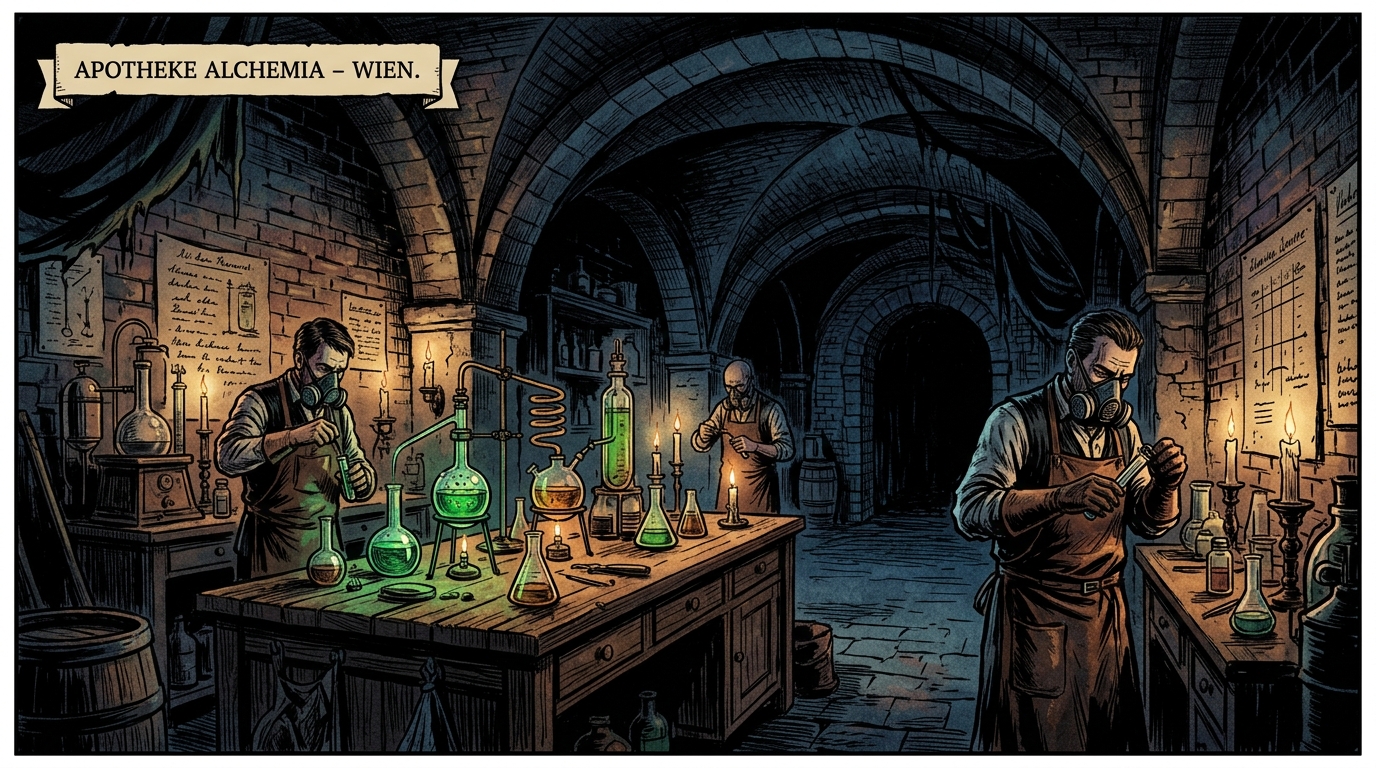 Bermudadreieck Apotheke Alchemia Wien