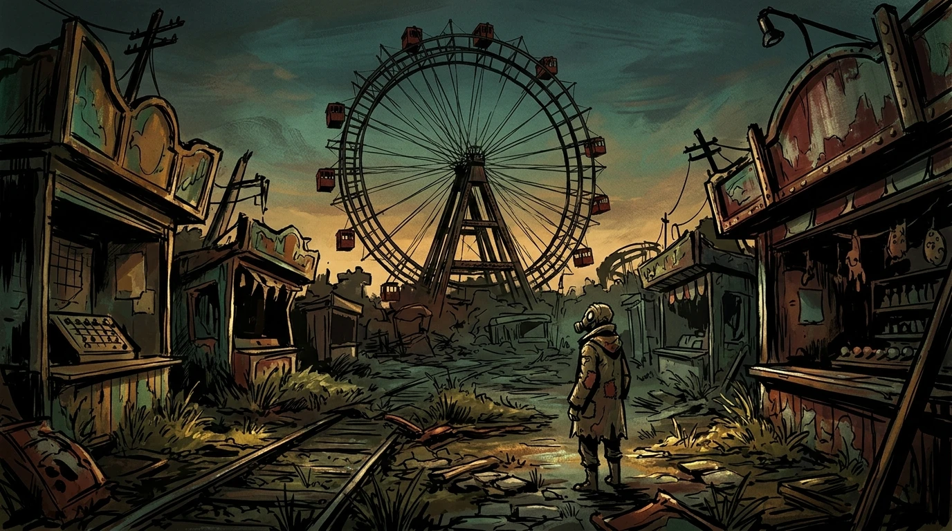 Wurstelprater und Wiener Riesenrad